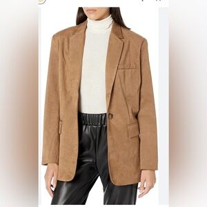Steve Madden Brown Suede Blazer